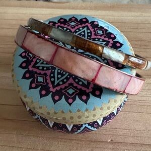 VTG Genuine Natural Shell Bangles